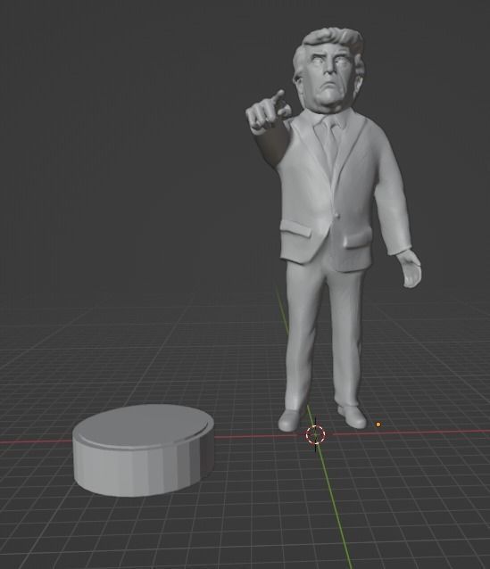 Donald Trump 3D print model_23