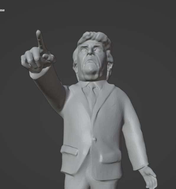 Donald Trump 3D print model_2