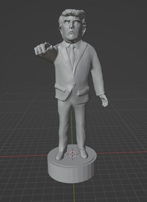 Donald Trump 3D print model_4