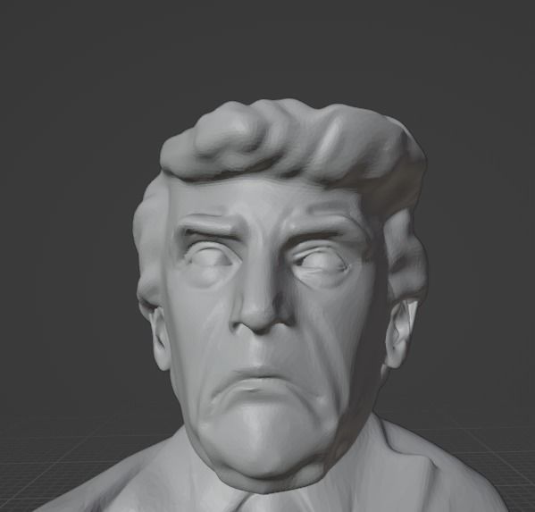 Donald Trump 3D print model_13