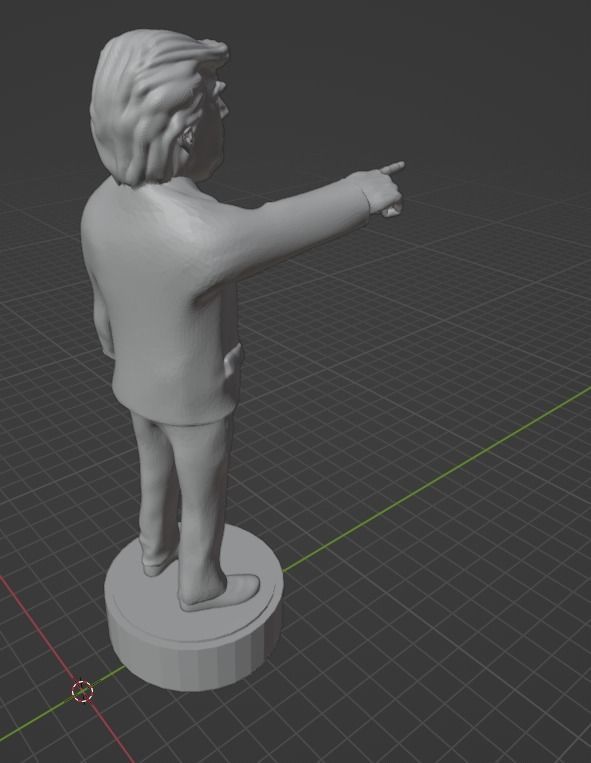 Donald Trump 3D print model_9