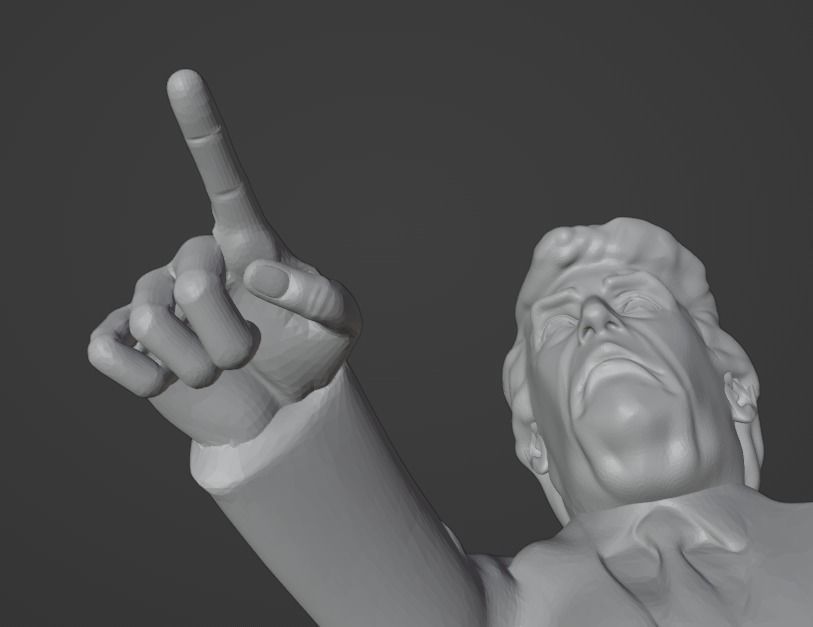 Donald Trump 3D print model_14