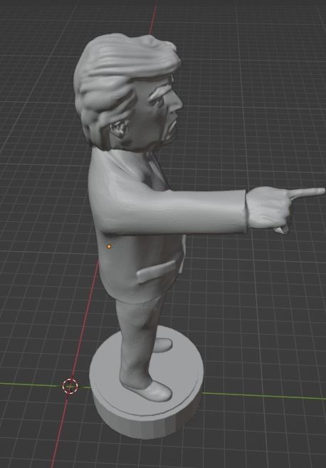 Donald Trump 3D print model_12