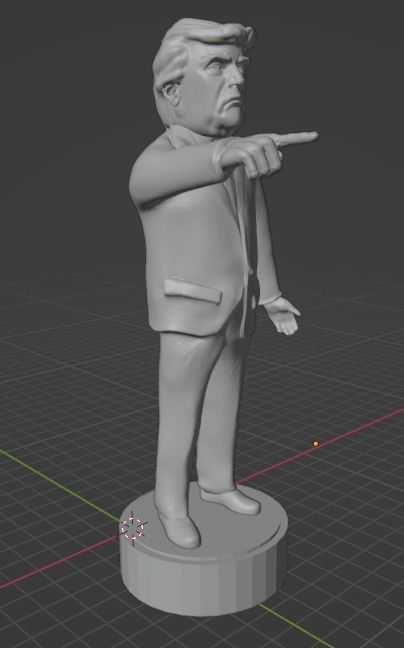 Donald Trump 3D print model_1