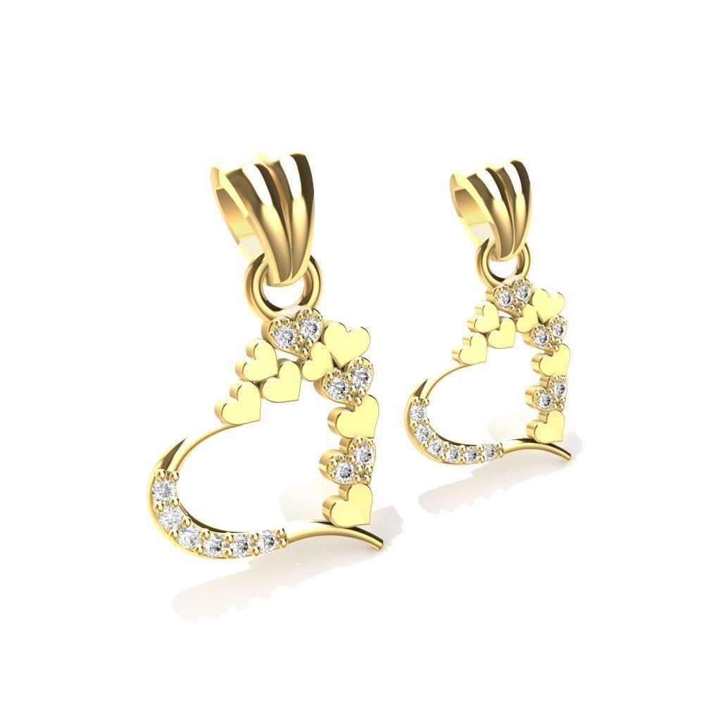 HEART PENDANT 3D print model_1