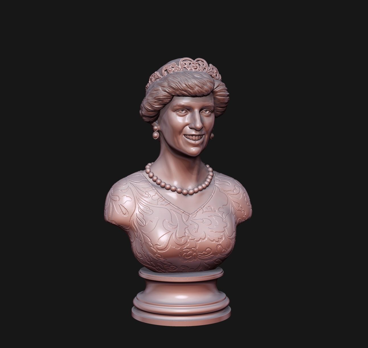 Princess Diana 3D model ready to print 3D print model_32