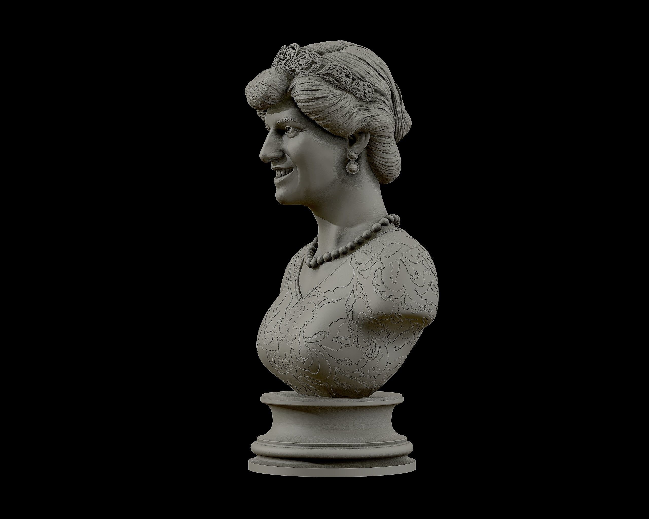 Princess Diana 3D model ready to print 3D model 3D printable | CGTrader