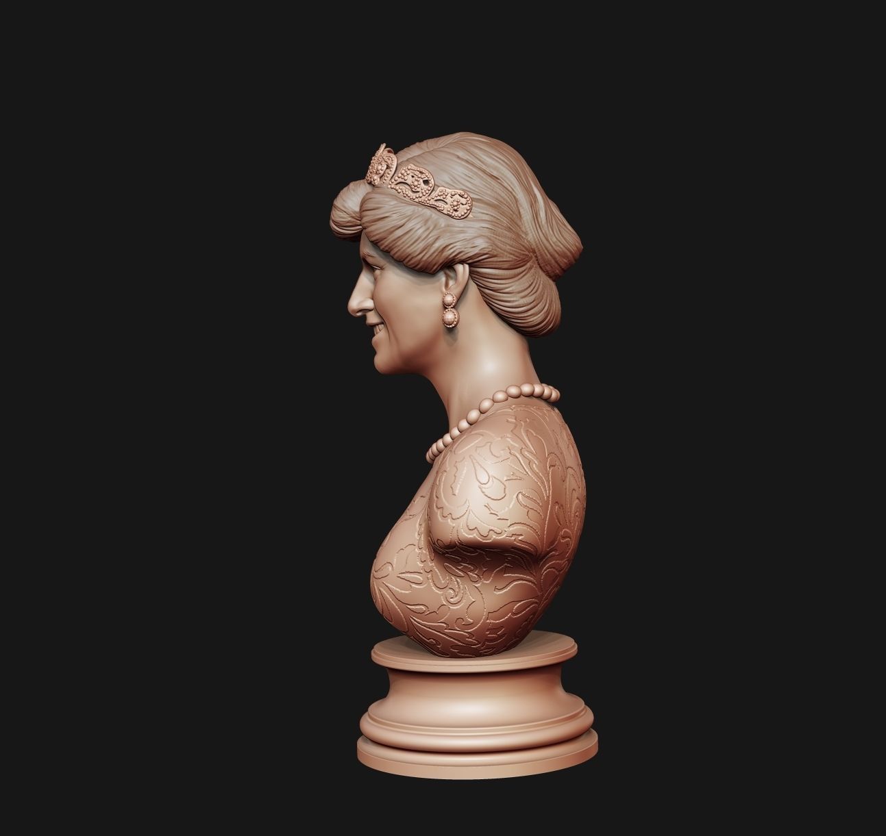 Princess Diana 3D model ready to print 3D print model_29