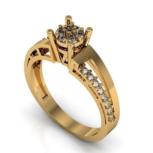wadding ring 3D print model