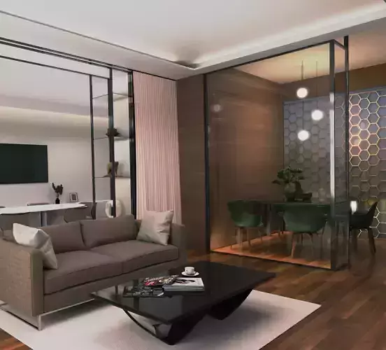 Modern Living Room Blender Cycles