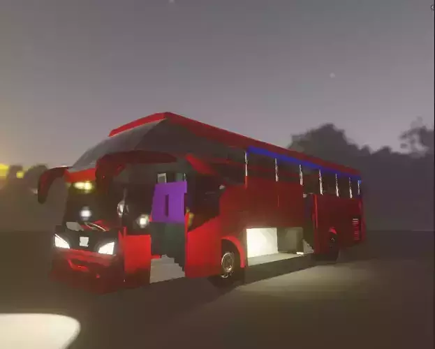 SR 2 XHD PRIME Luxury Bus 3D model