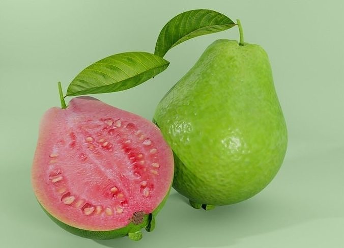 Guava Fruit 3D Low-poly 3D model 6