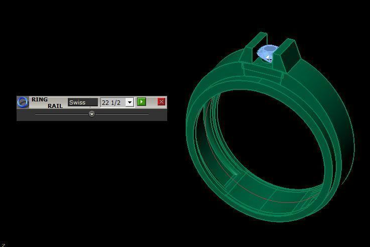 man ring 3D print model_9