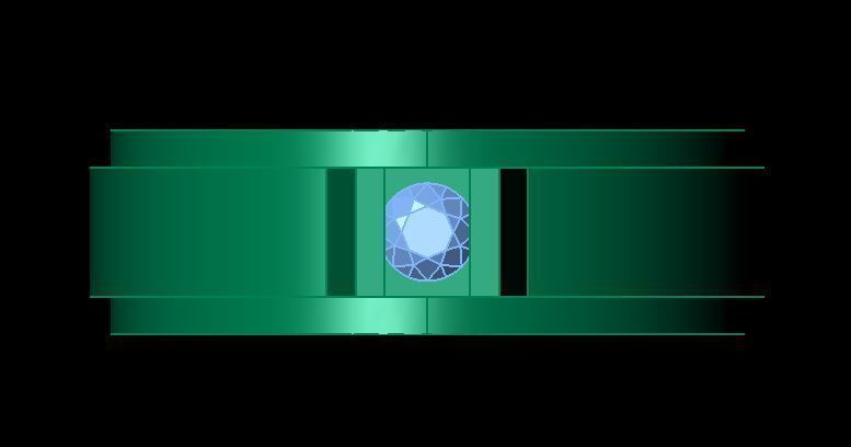 man ring 3D print model_5