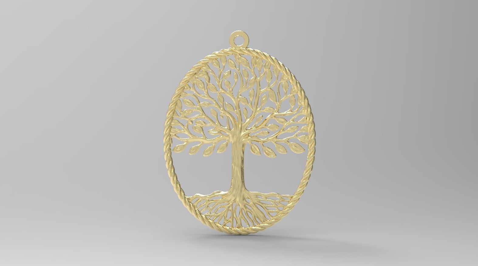 tree timberland pendant 3D print model_6