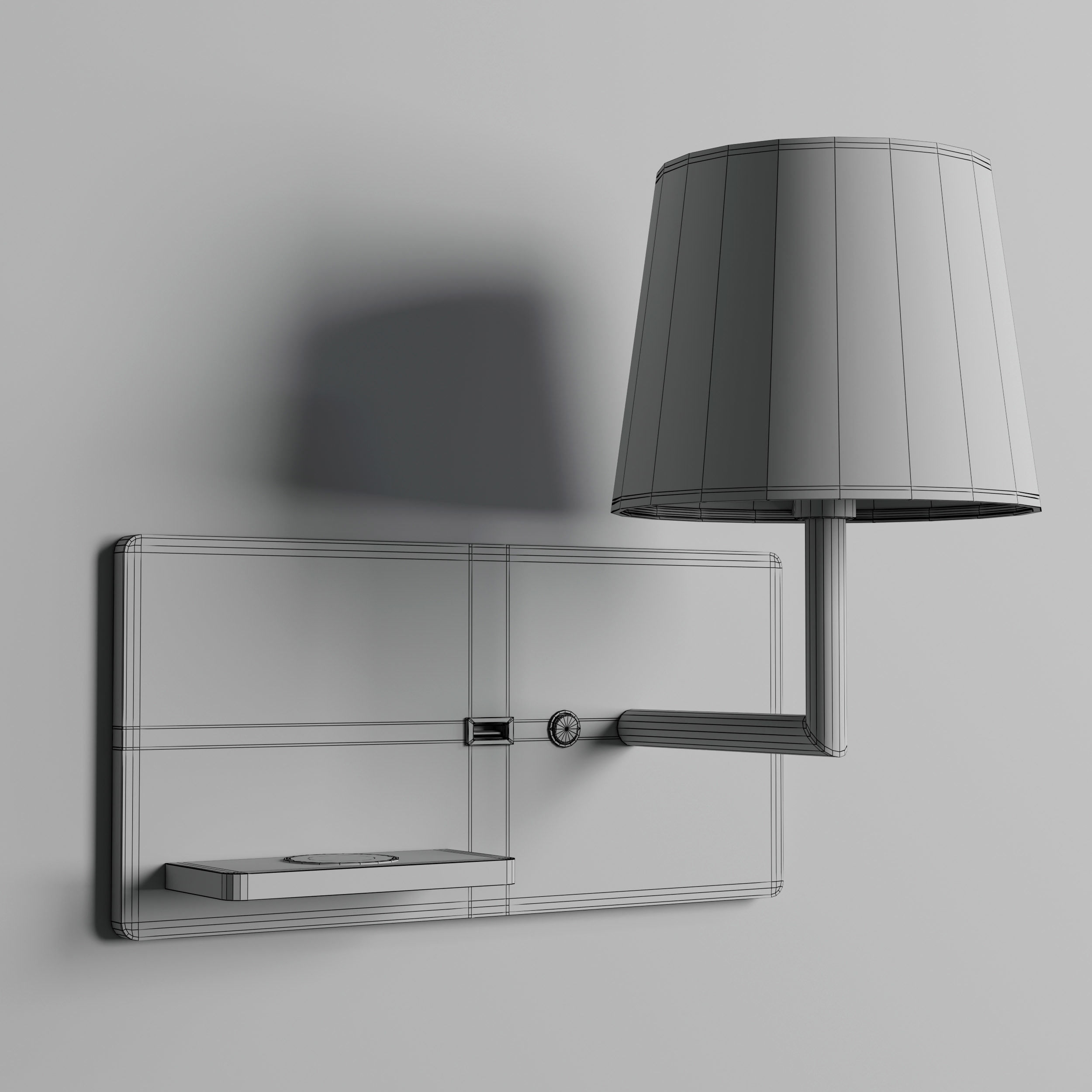 lampatron villa Low-poly 3D model_3