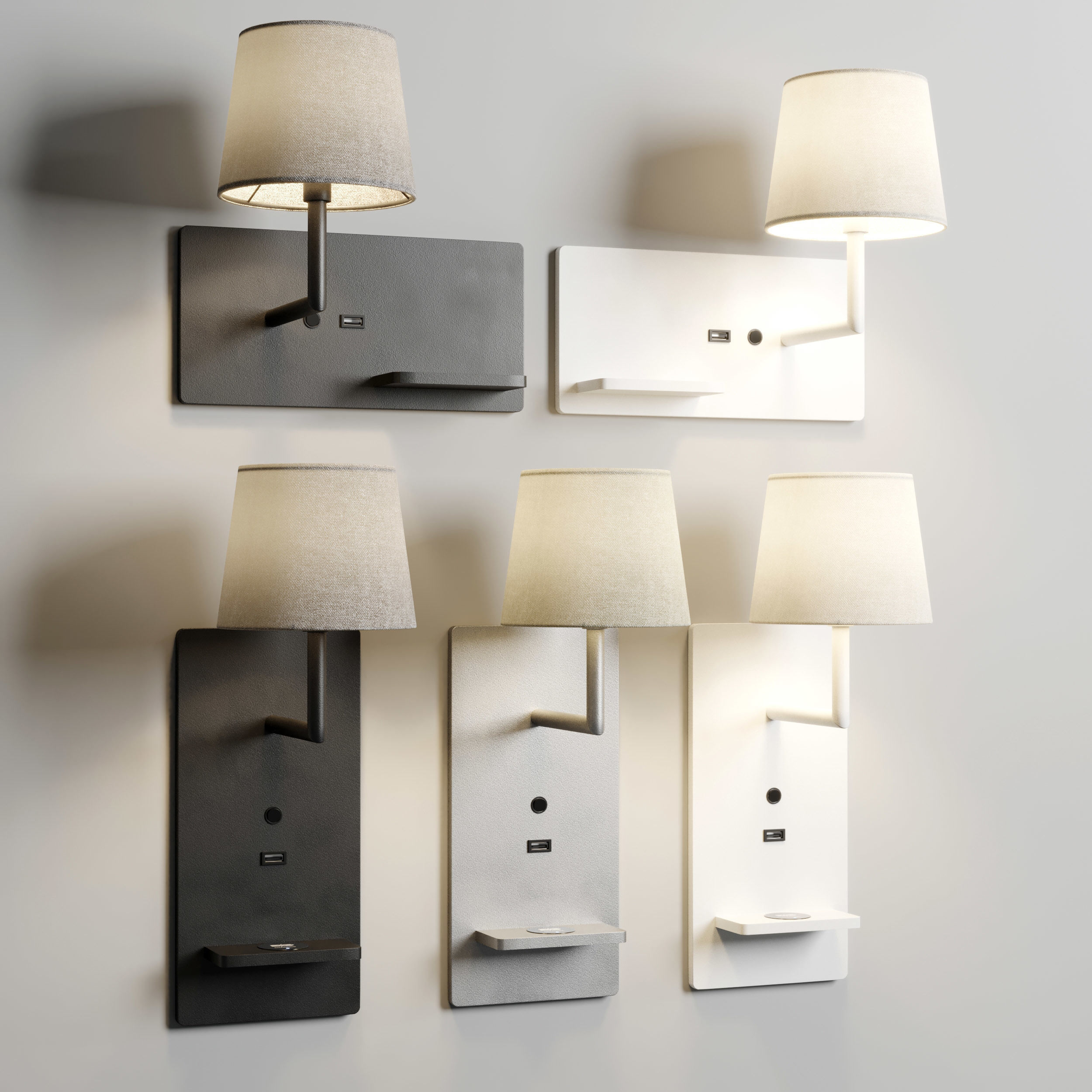 lampatron villa Low-poly 3D model_1