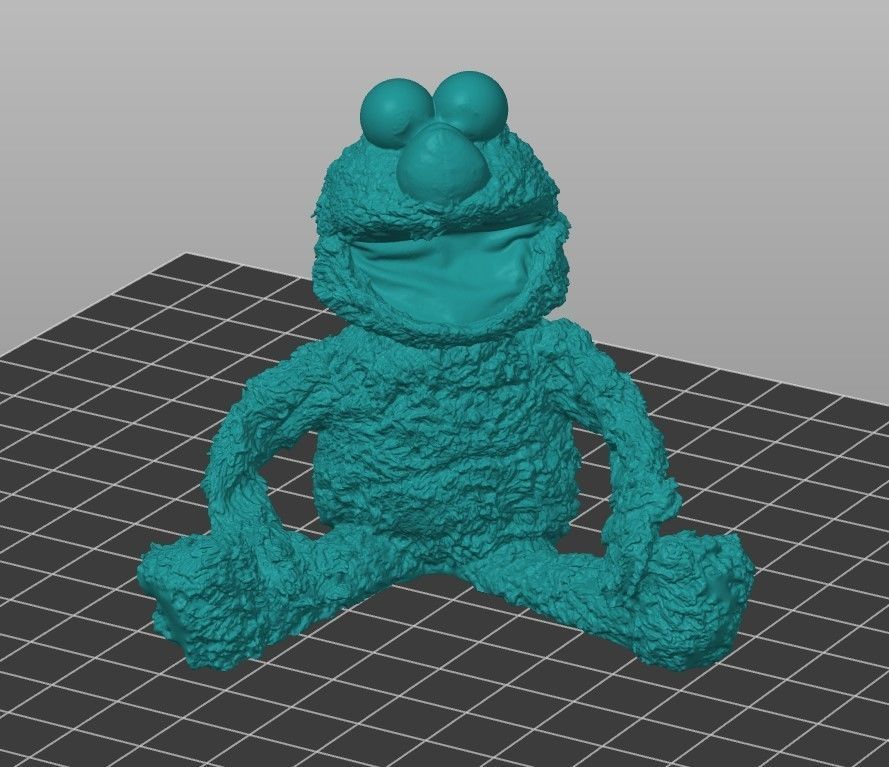 Elmo sesame street 3D print model_2