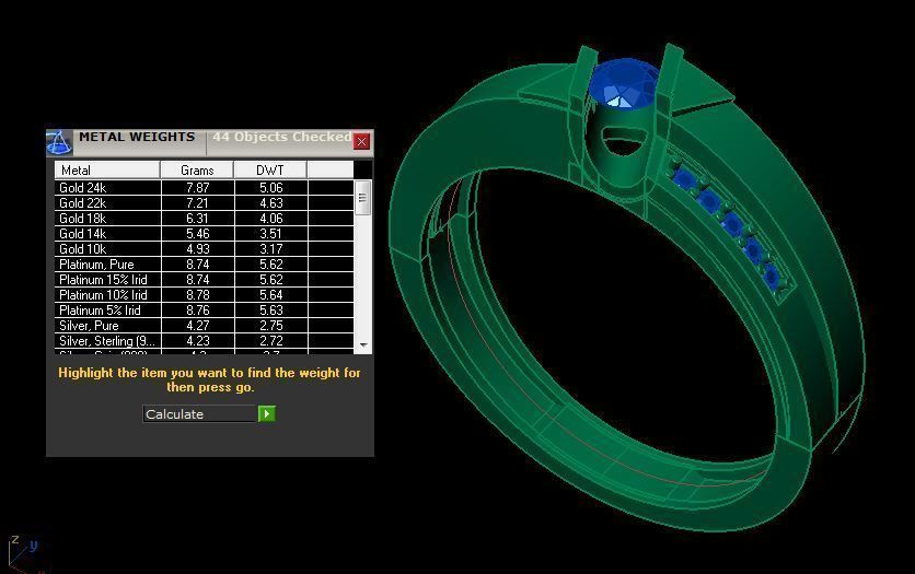 man ring 3D print model_10
