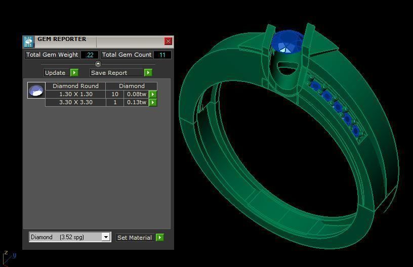 man ring 3D print model_11