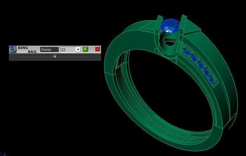 man ring 3D print model_9