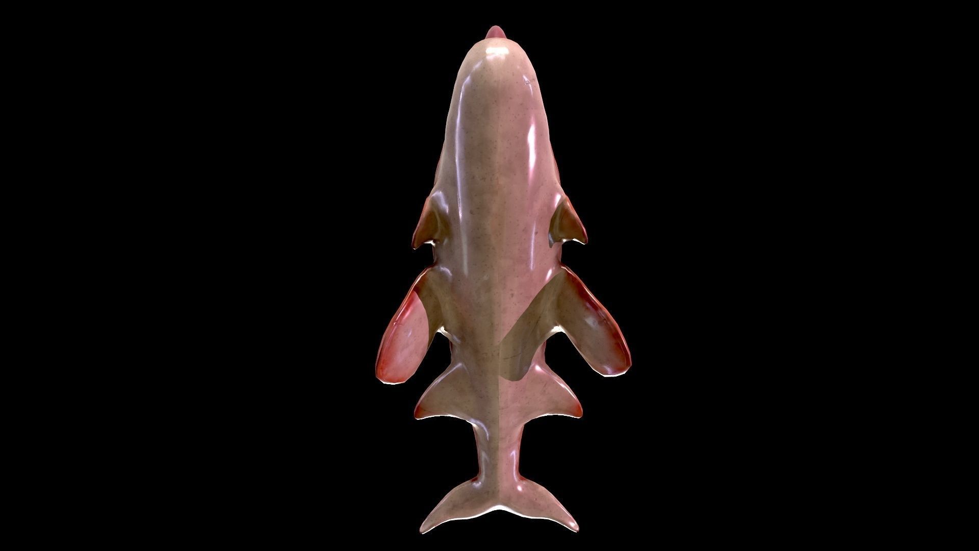 Low Poly Flying Alien Organic Creature Low-poly 3D model Low-poly 3D model_12