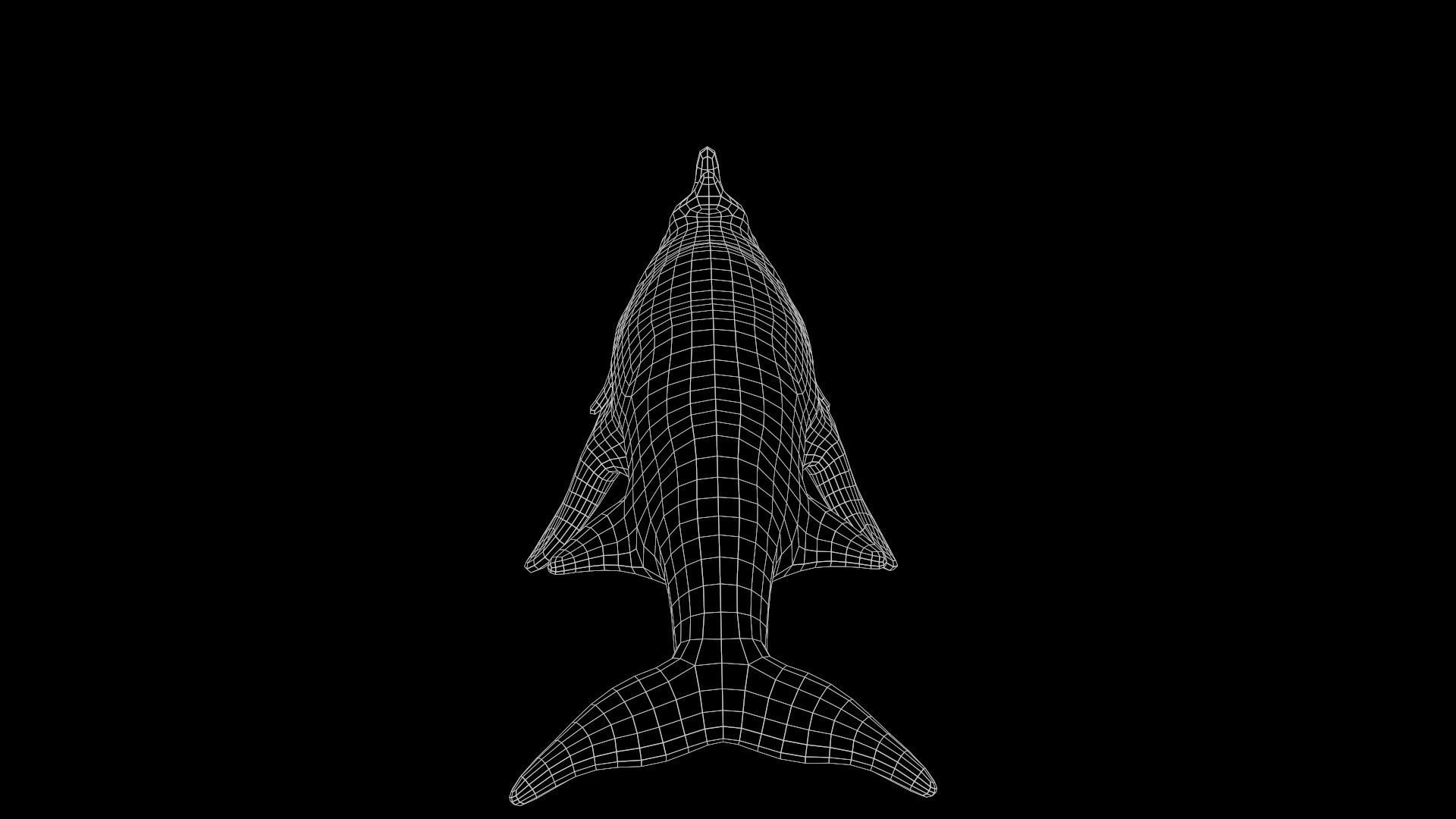 Low Poly Flying Alien Organic Creature Low-poly 3D model Low-poly 3D model_22