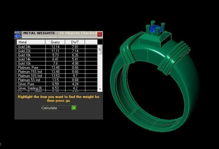 man ring 3D print model_13
