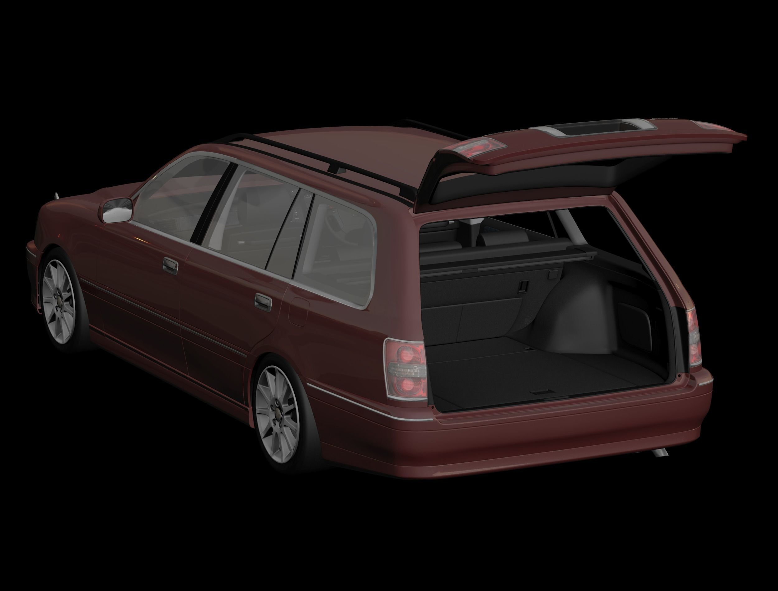 Toyota Crown Estate JZS170 3D model_10