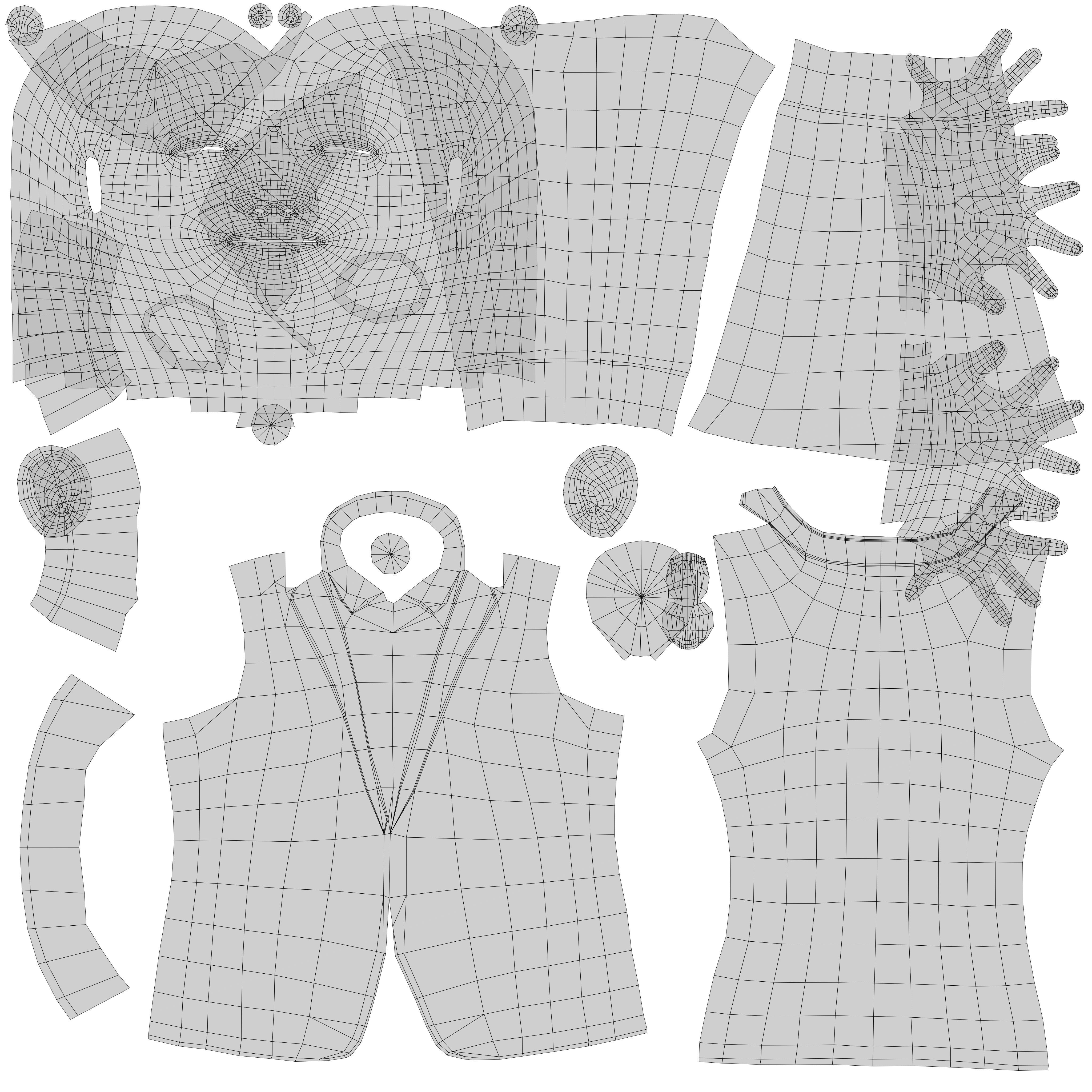 Virtual Business Avatar Download Your Corporate Man 3D Model Now Low-poly 3D model_9