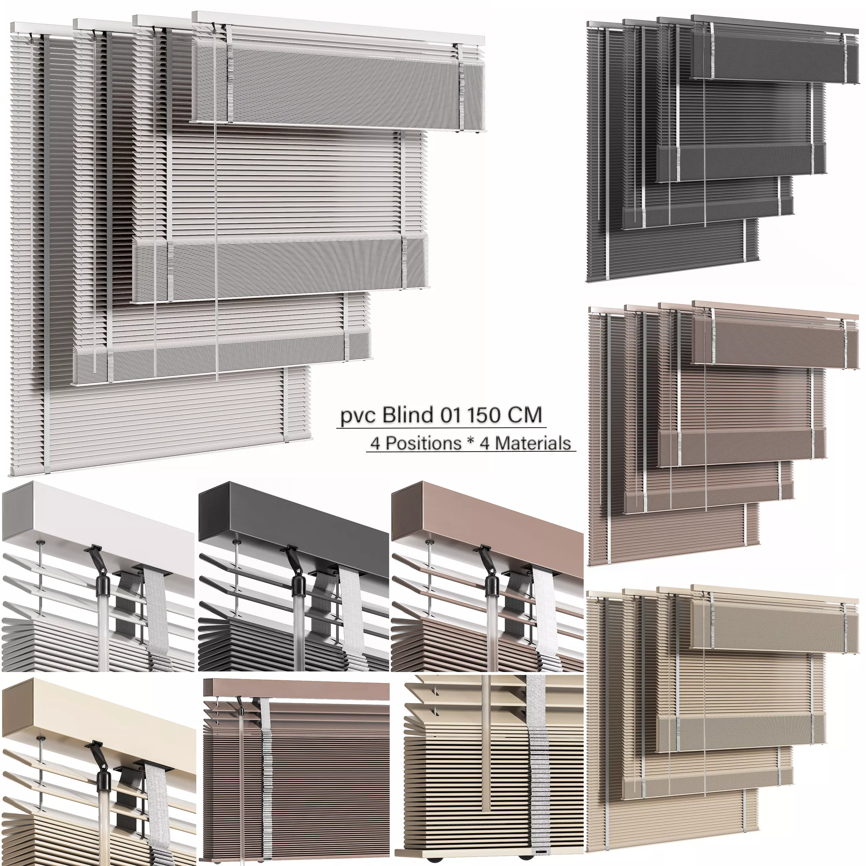 Wooden planks and vertical garden 06 3D model