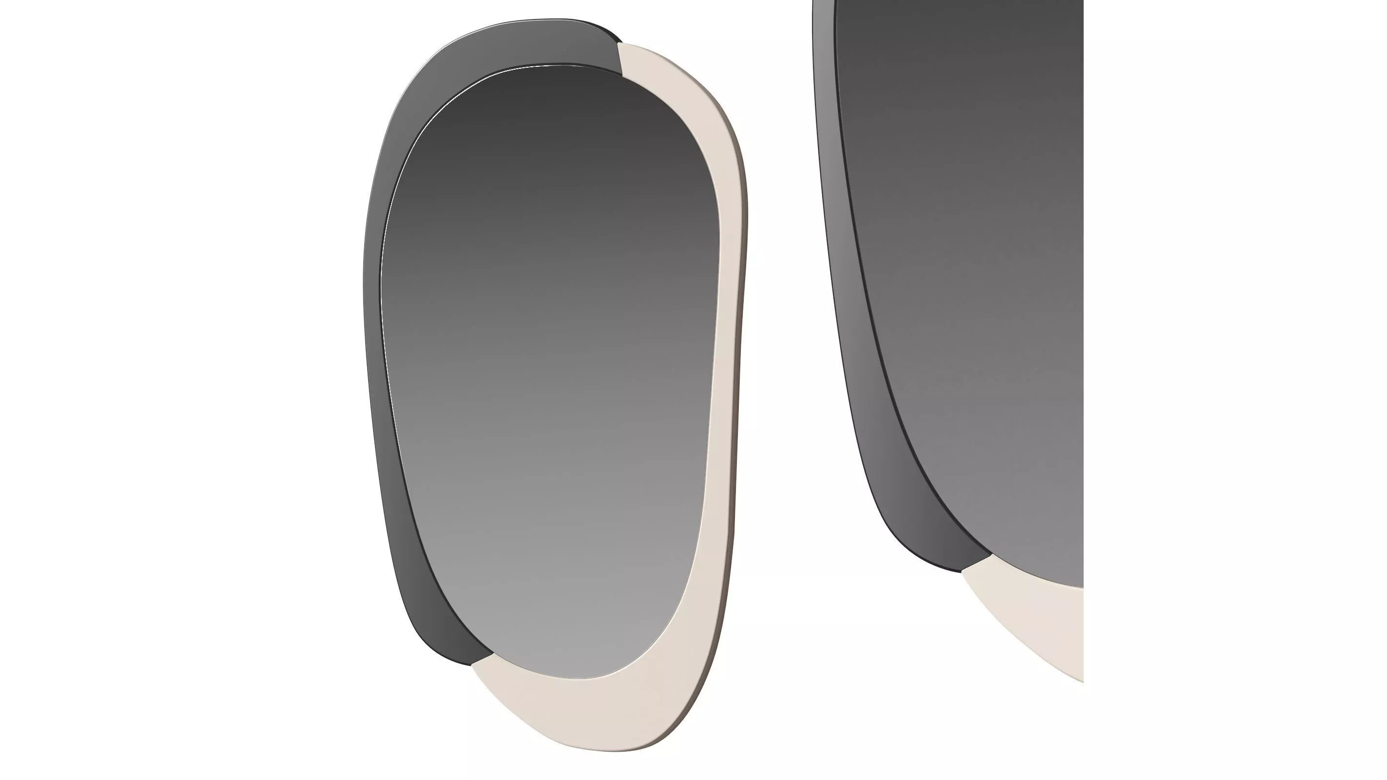 Audrey Wall Mirror Urban Outfitters 3D model