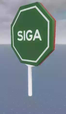 Handheld spanish stop sign