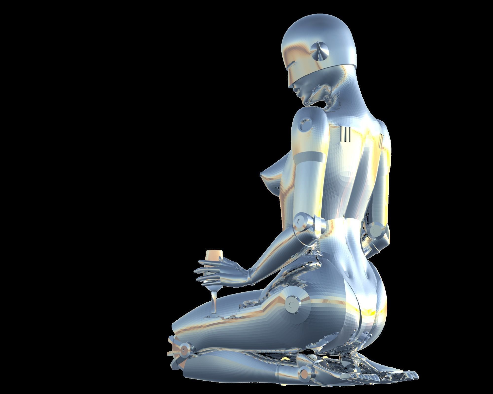 sexy robot 3D print model_2