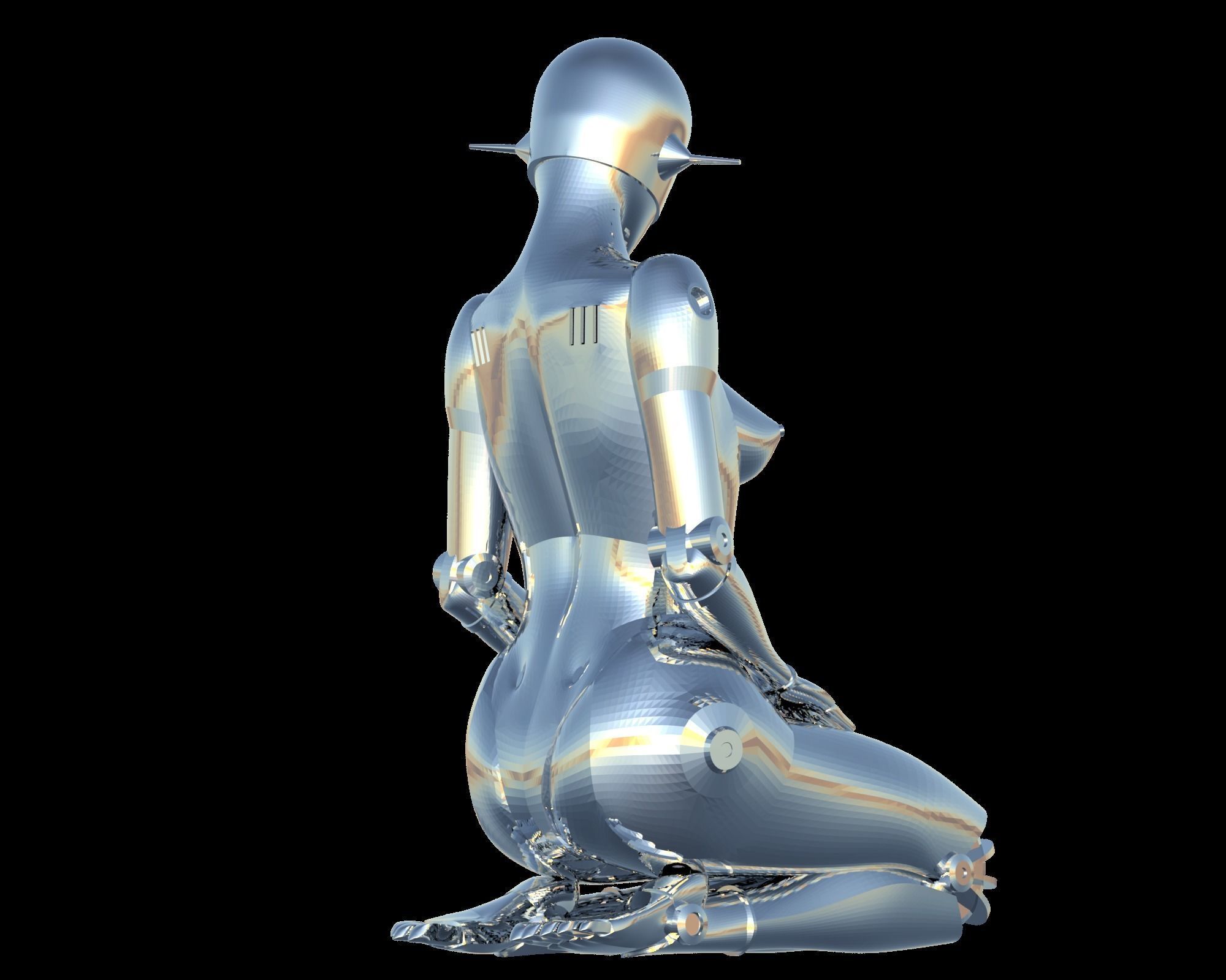 sexy robot 3D print model_4