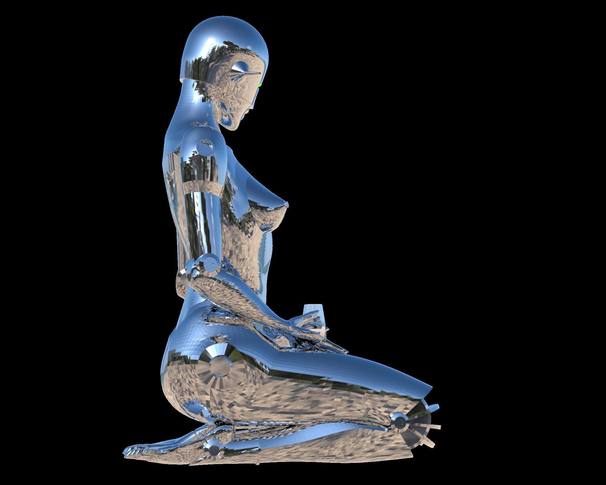 sexy robot 3D print model_9