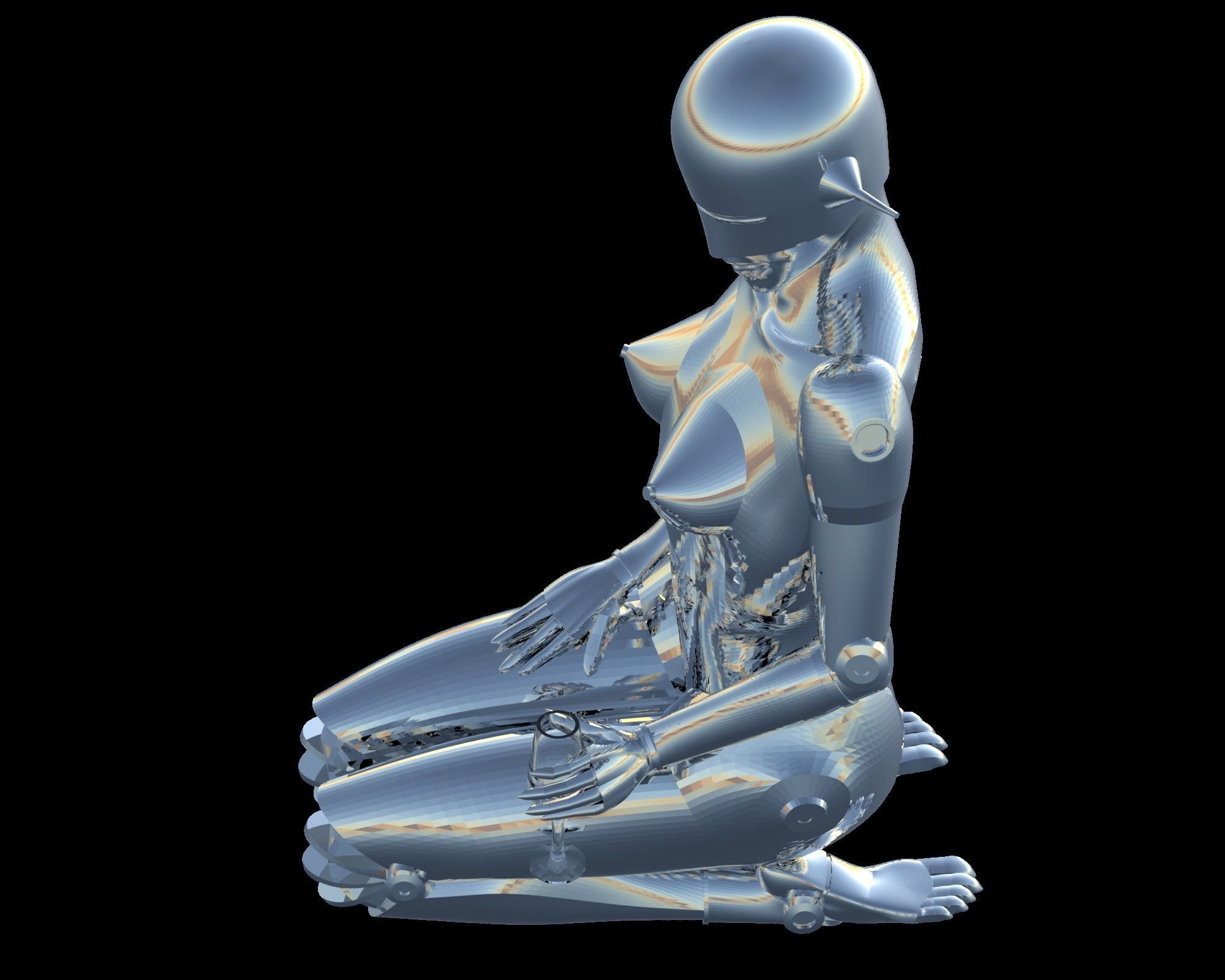 sexy robot 3D print model_6