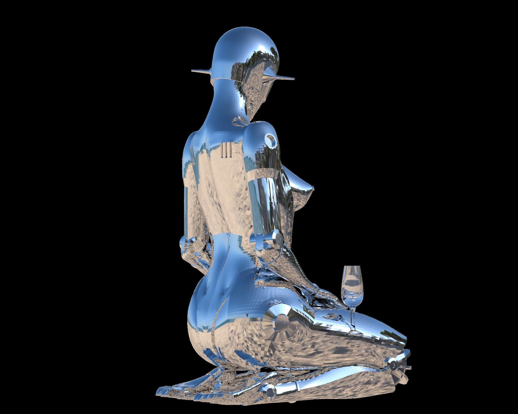 sexy robot 3D print model_12