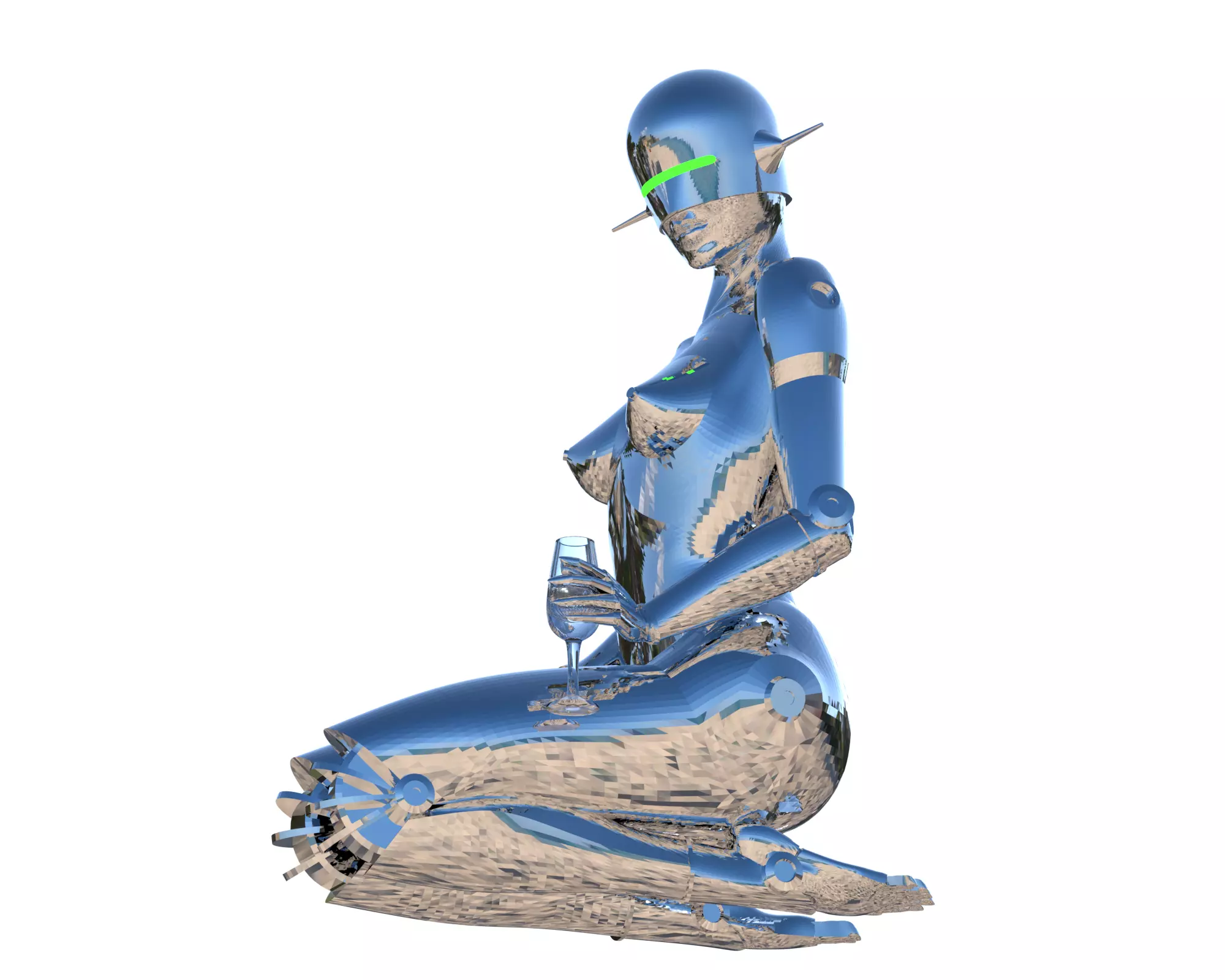 sexy robot 3D print model_0