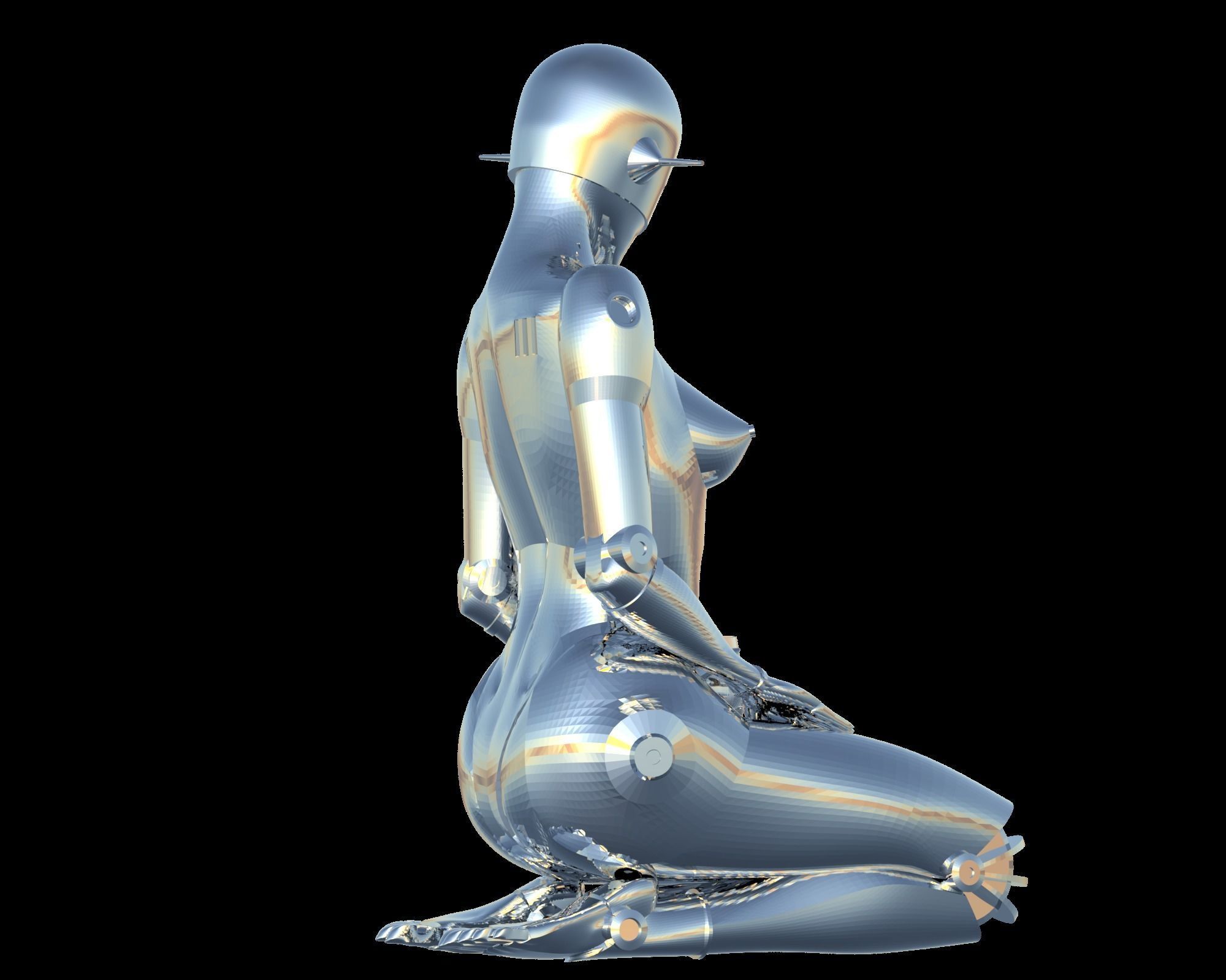 sexy robot 3D print model_5