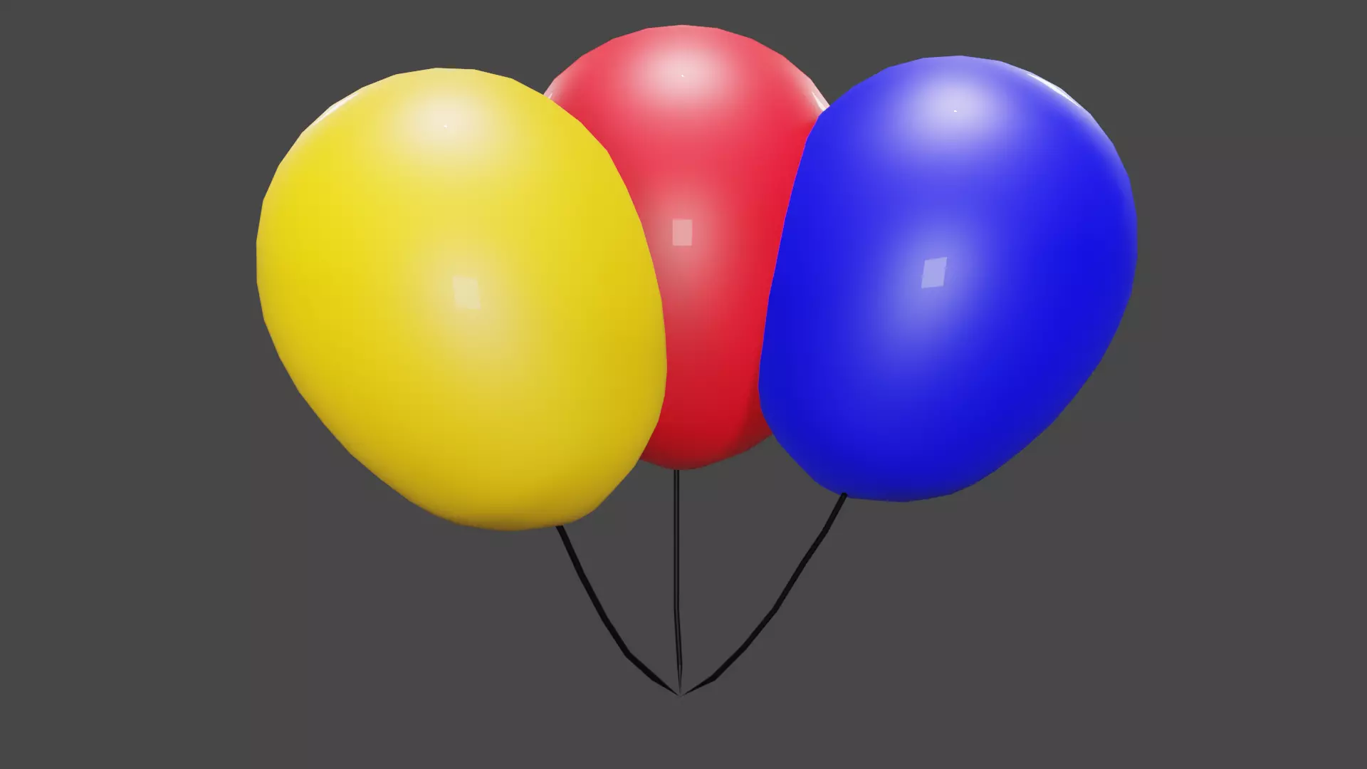 Balloons Free 3D model