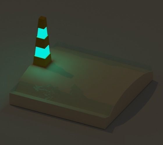 Pyramid Scene Free 3D model_4