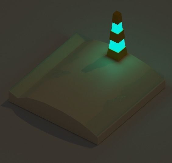 Pyramid Scene Free 3D model_3