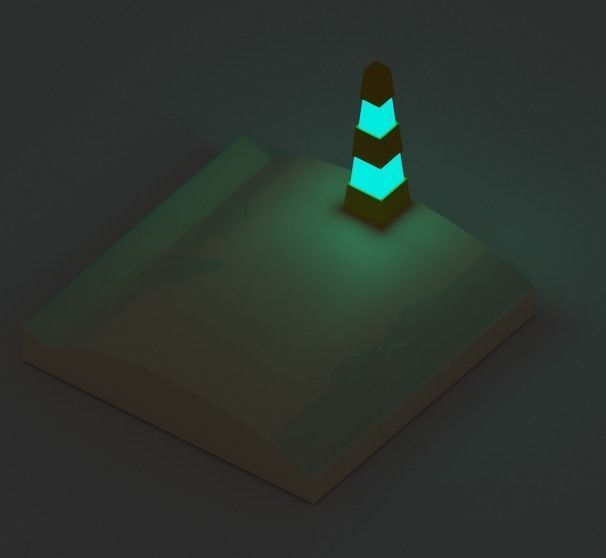 Pyramid Scene Free 3D model_2