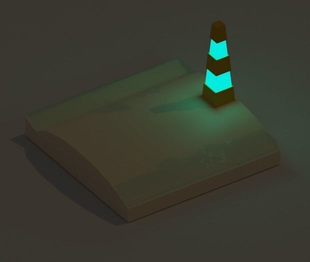 Pyramid Scene Free 3D model_5
