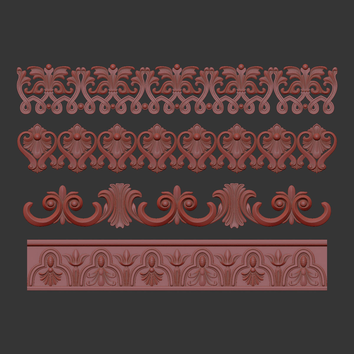 Path Ornament Pack 16 3D model_6