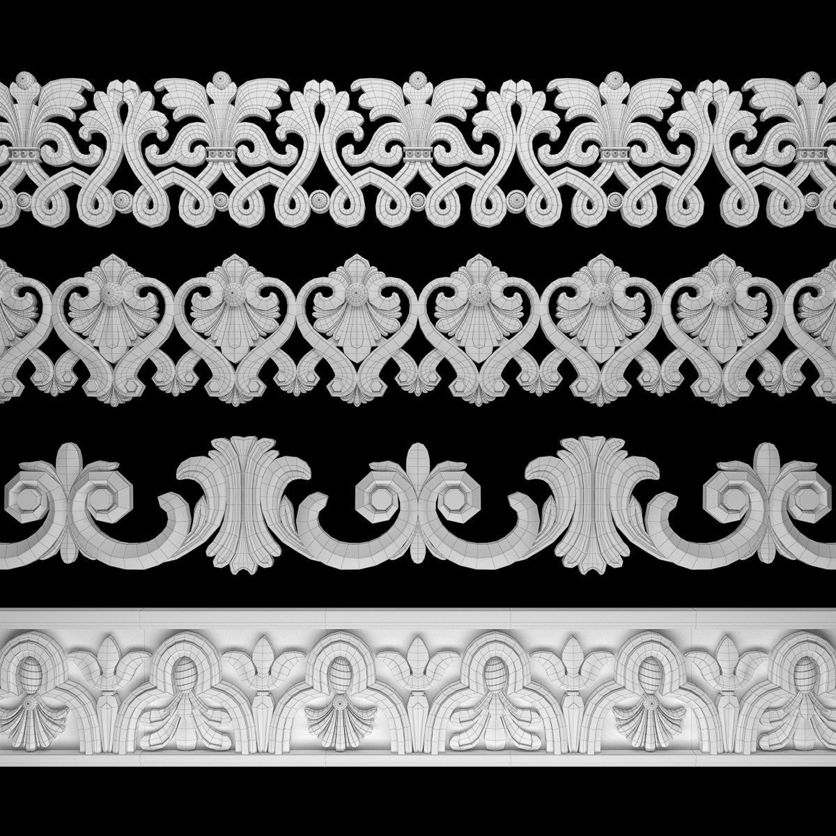 Path Ornament Pack 16 3D model_3