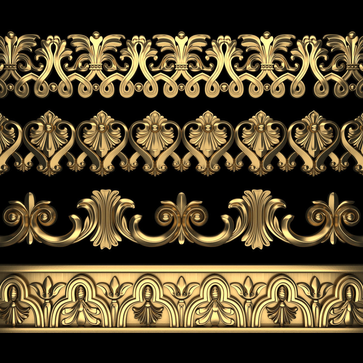 Path Ornament Pack 16 3D model_1