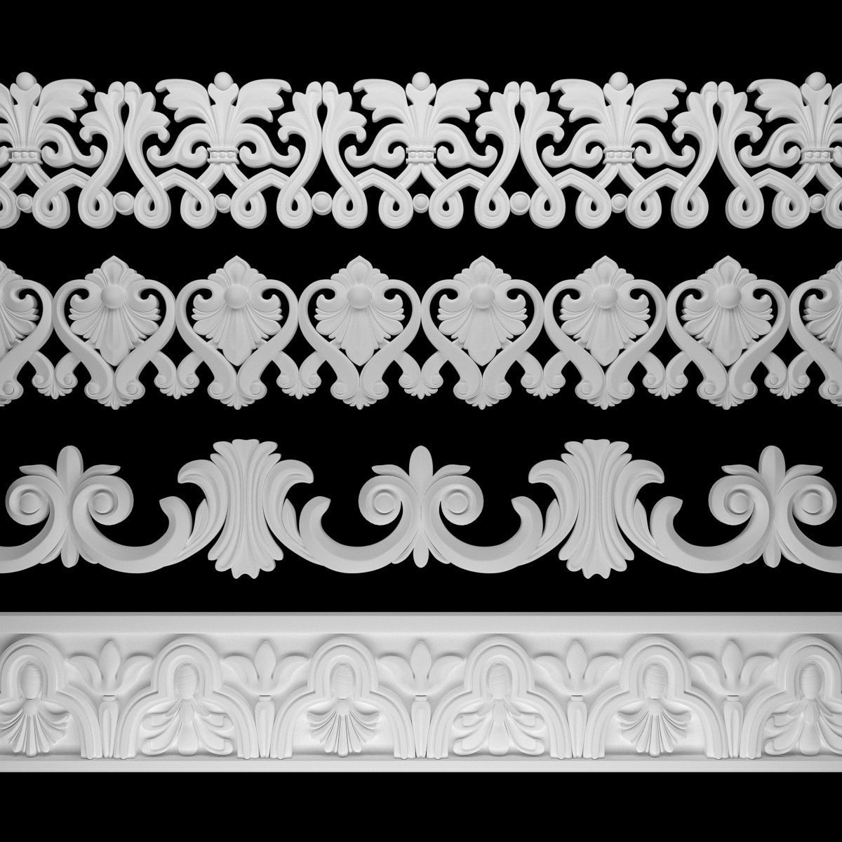 Path Ornament Pack 16 3D model_2