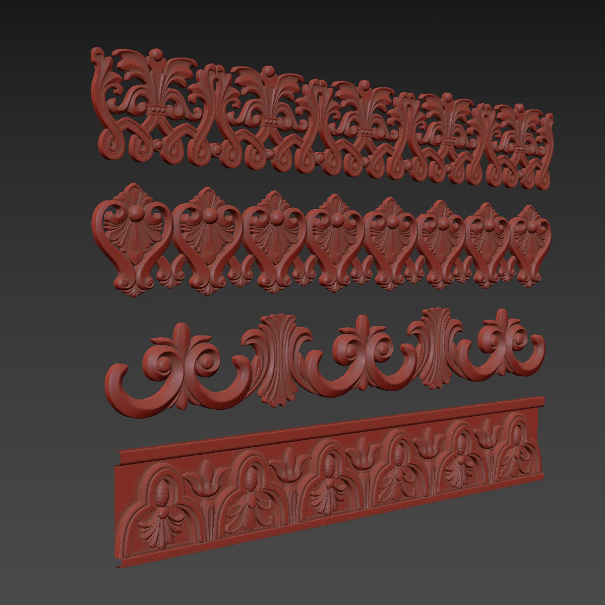 Path Ornament Pack 16 3D model_5